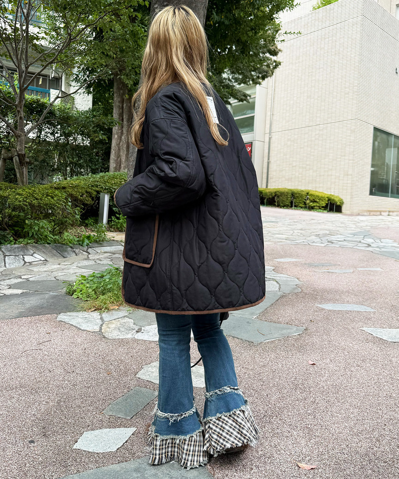 M-65 フィッシュテールライナー付きミリタリーコート 詳細画像 ブラック 24