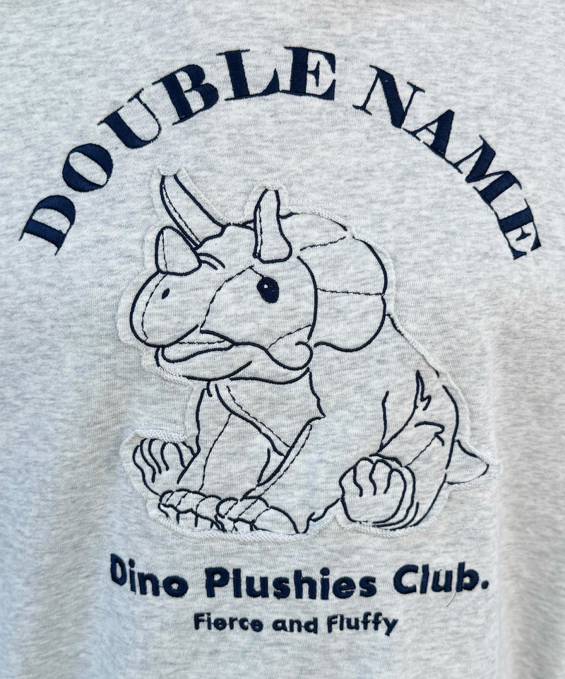 Dino Plushies Club刺しゅうプルオーバー 詳細画像 ライトグレー 14