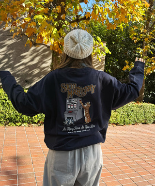 【別注】TRY LUCK ねこBACK刺しゅう プルオーバー