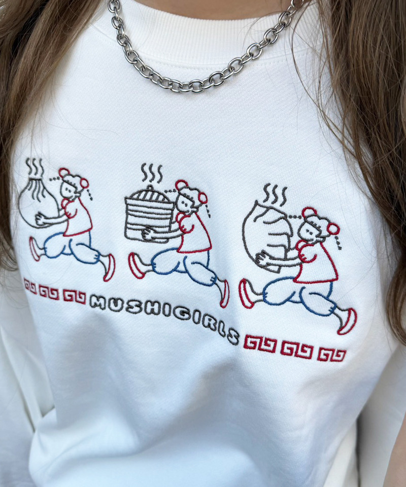 蒸しガール刺しゅうプルオーバー 詳細画像 オフホワイト 3