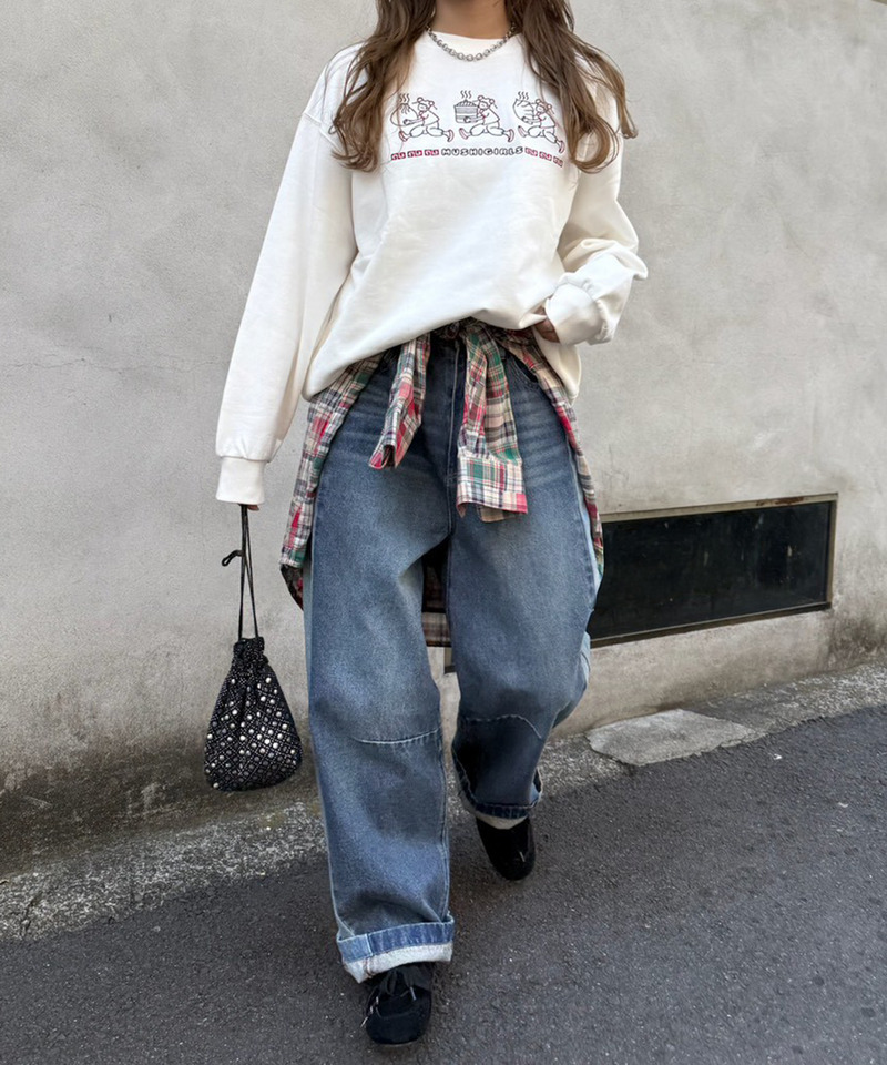 蒸しガール刺しゅうプルオーバー 詳細画像 オフホワイト 9