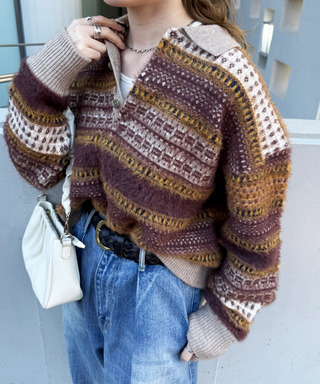 USEDジャガードニット