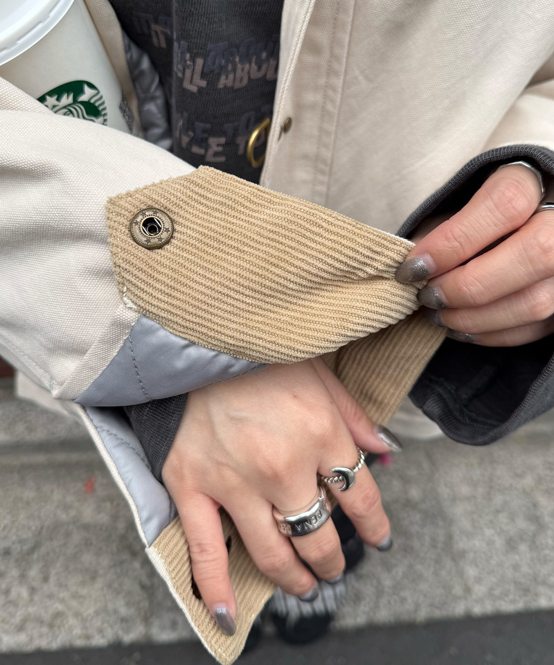 ダックファイヤーマンクロップドジャケット 詳細画像 OW 12