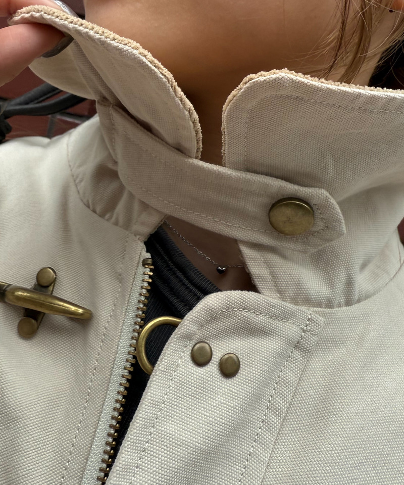 ダックファイヤーマンクロップドジャケット 詳細画像 OW 13