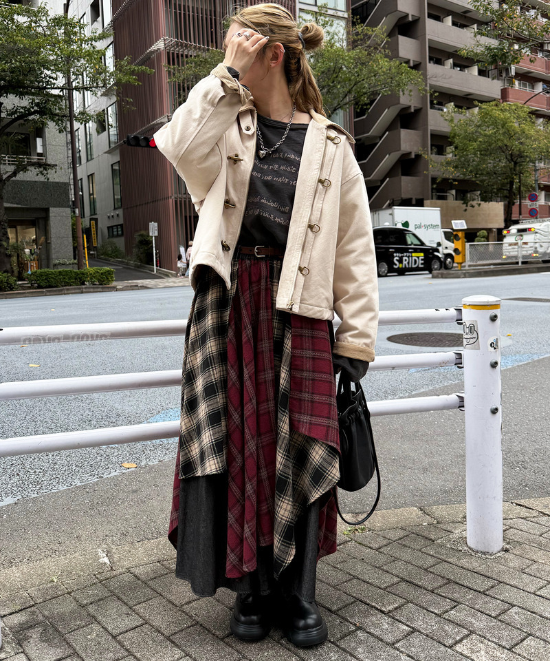 ダックファイヤーマンクロップドジャケット 詳細画像 OW 17