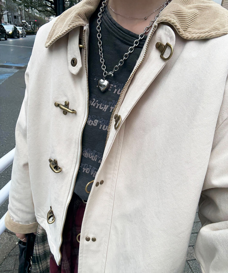 ダックファイヤーマンクロップドジャケット 詳細画像 OW 18