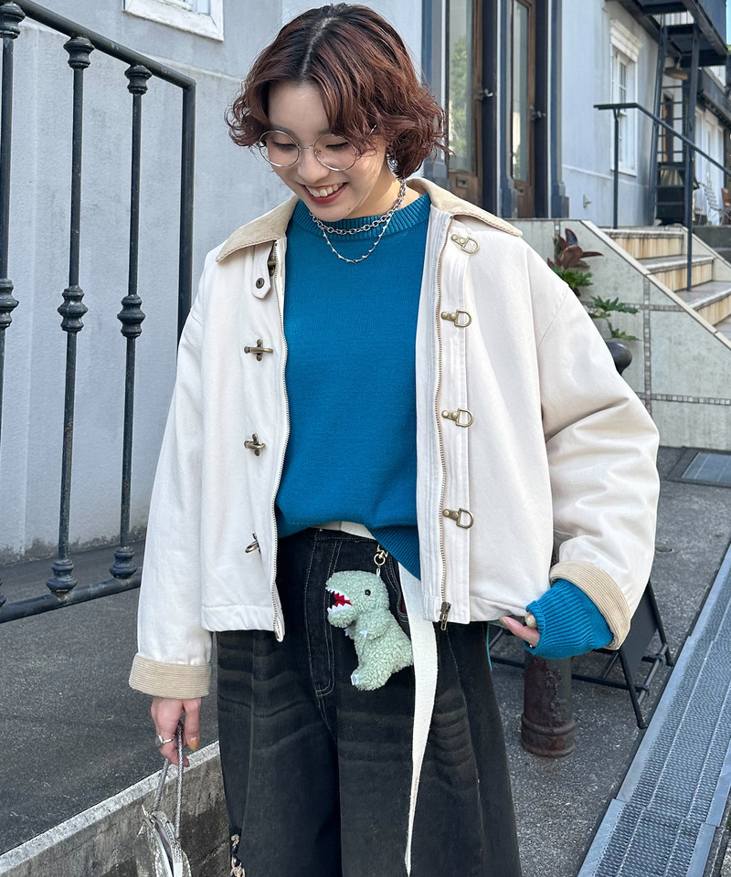 ダックファイヤーマンクロップドジャケット 詳細画像 OW 2