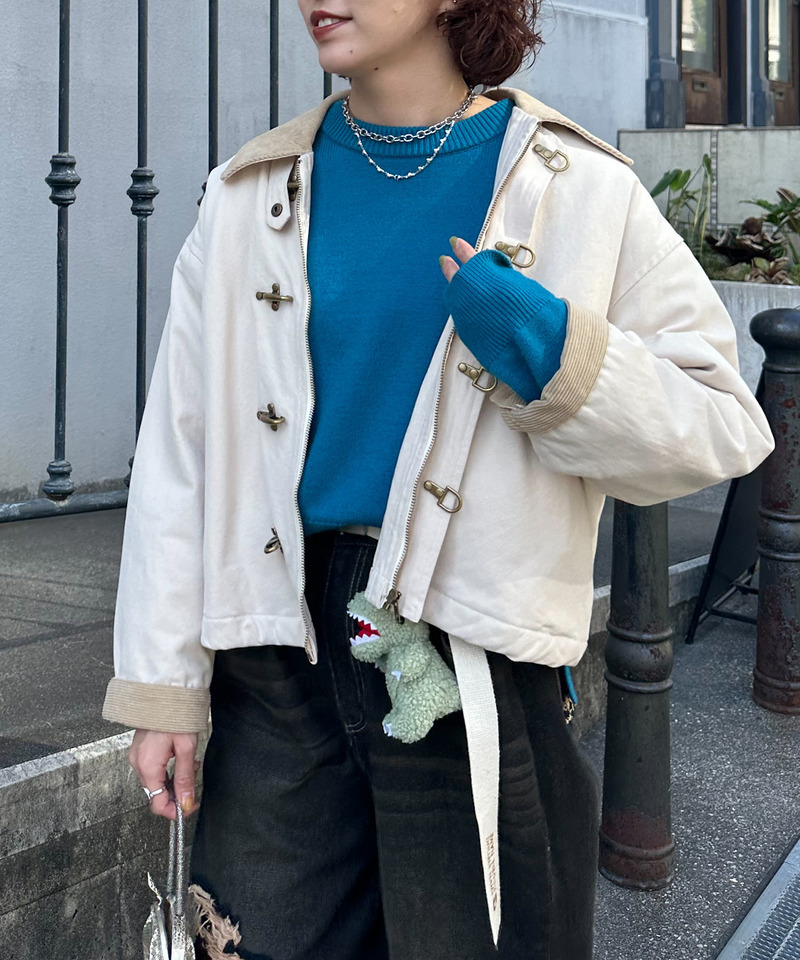 ダックファイヤーマンクロップドジャケット 詳細画像 OW 3