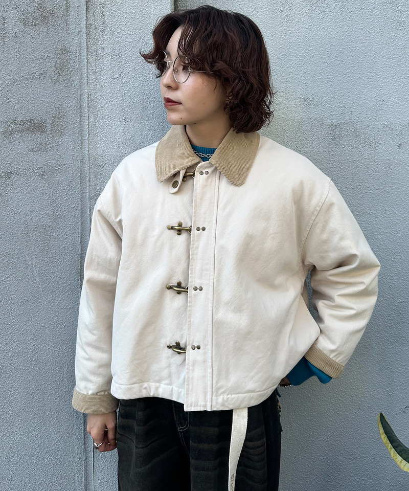 ダックファイヤーマンクロップドジャケット 詳細画像 OW 4