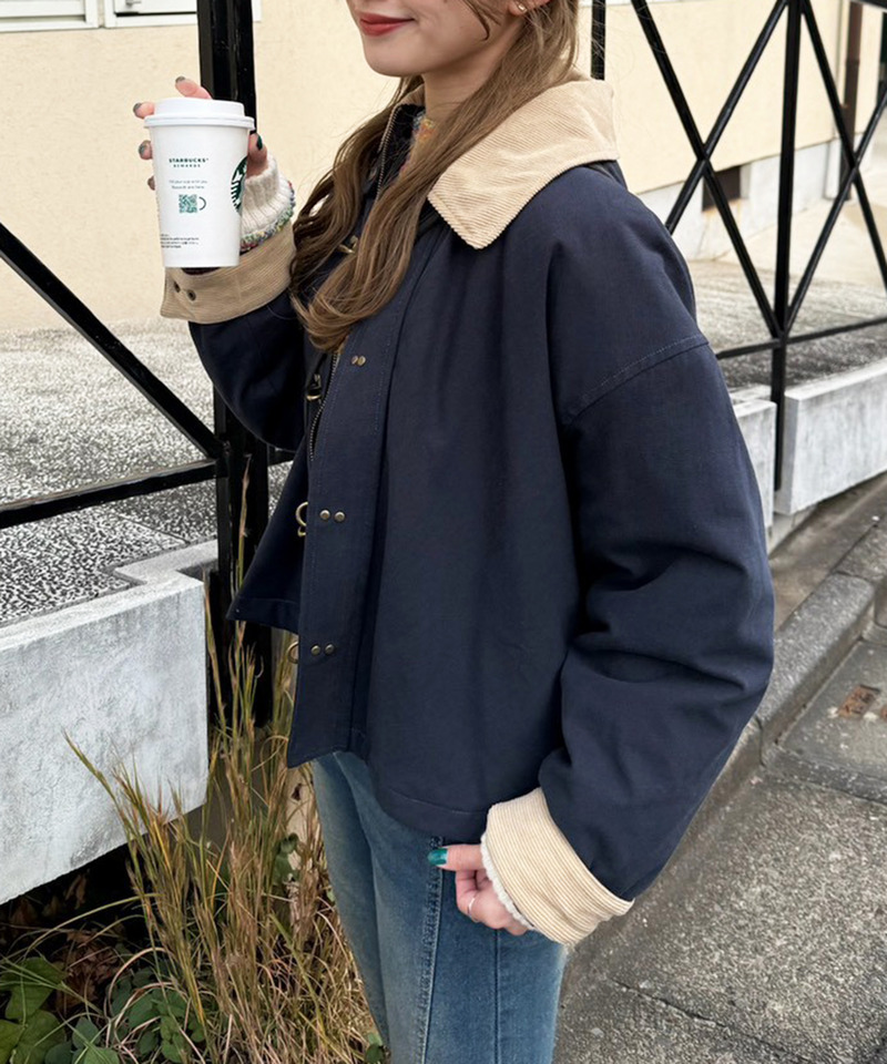 ダックファイヤーマンクロップドジャケット 詳細画像 NY 10