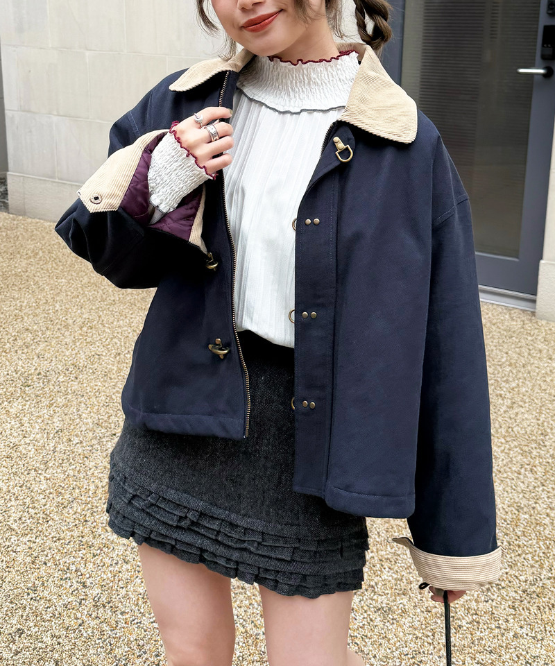 ダックファイヤーマンクロップドジャケット 詳細画像 NY 5