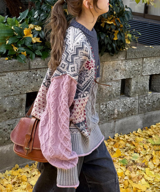 編地クレイジーニット