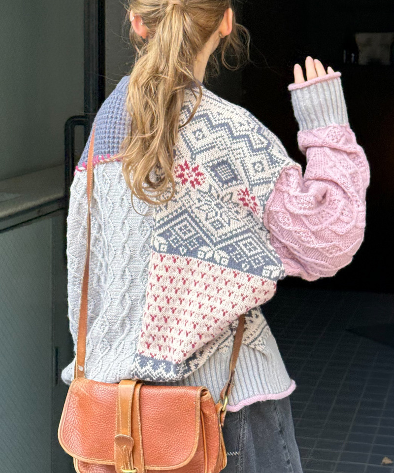 編地クレイジーニット 詳細画像 ネイビー 11