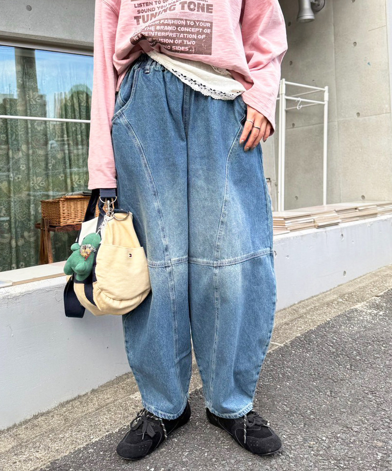 デニムボールパンツ 詳細画像 インディゴ 2