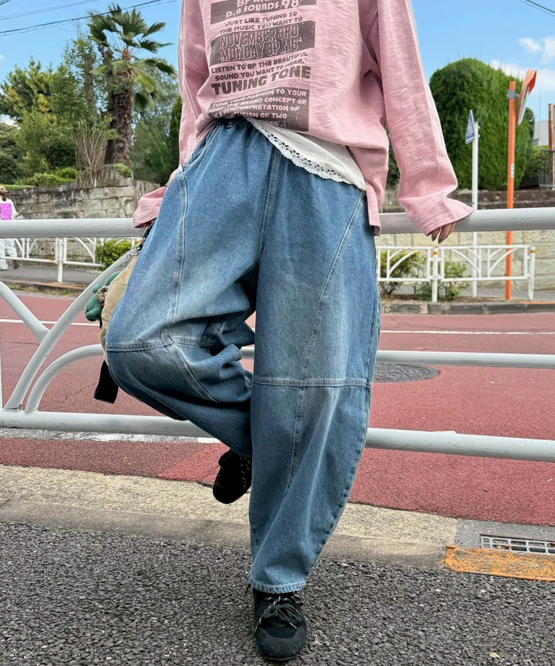 デニムボールパンツ 詳細画像 インディゴ 3