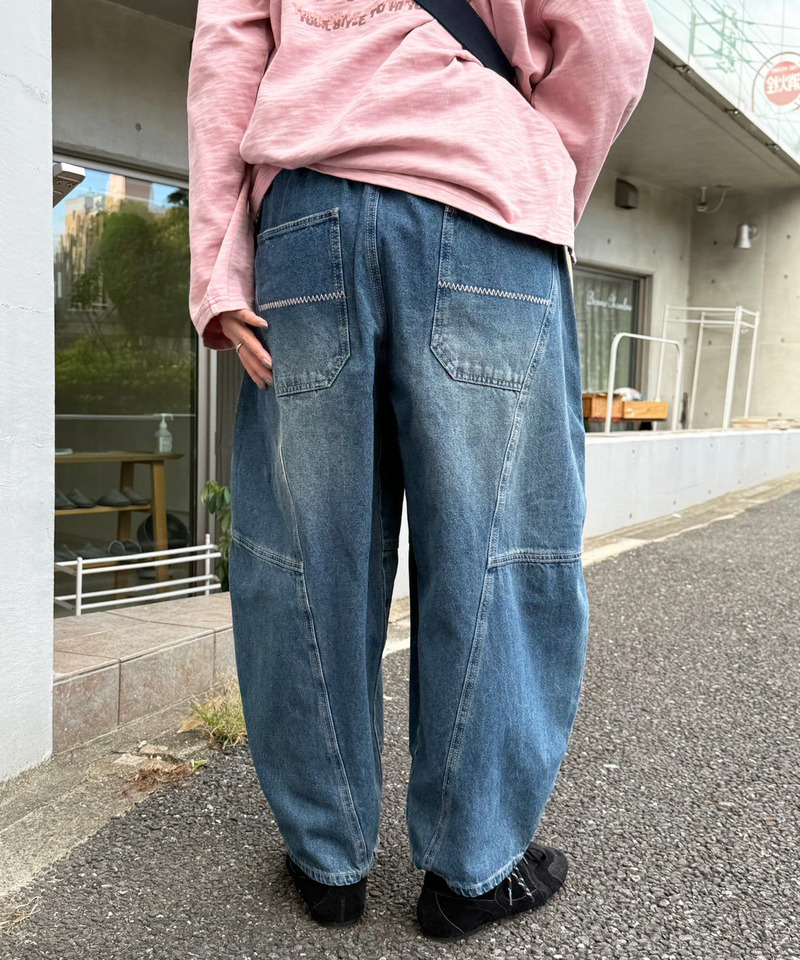 デニムボールパンツ 詳細画像 インディゴ 4