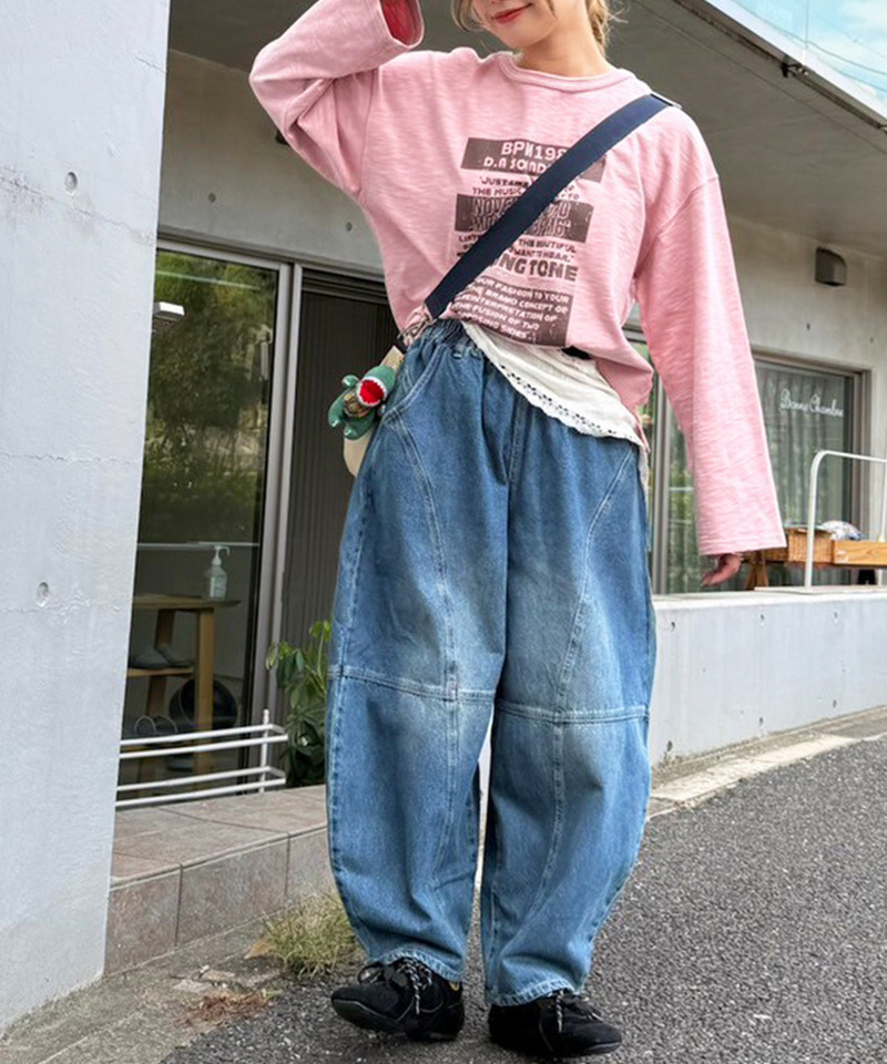 デニムボールパンツ 詳細画像 インディゴ 5