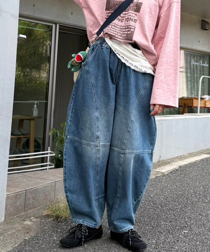 デニムボールパンツ 詳細画像 インディゴ 6