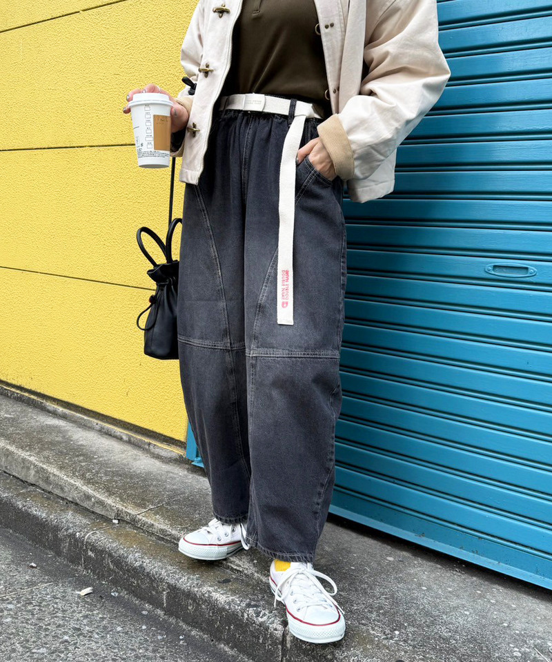 デニムボールパンツ 詳細画像 ブラックデニム 1