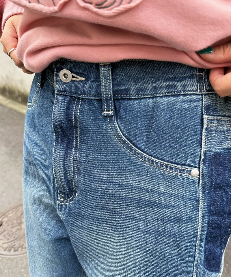 MIX DENIM フレアパンツ 詳細画像 デニムブルー 11