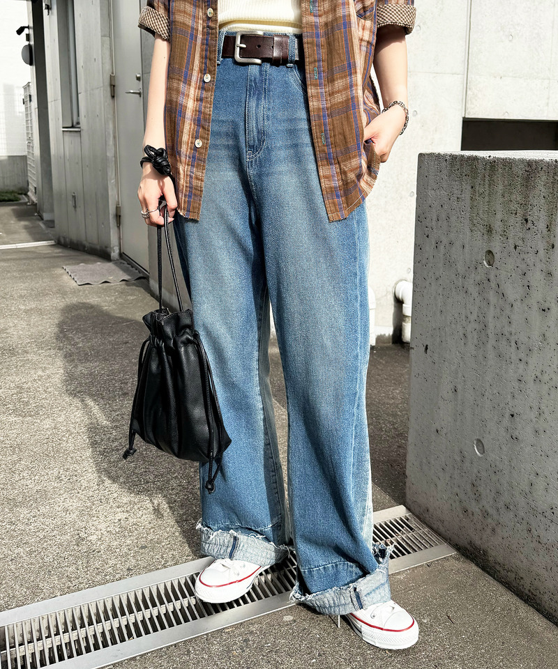 MIX DENIM フレアパンツ｜DOUBLE NAME ダブルネーム 商品詳細