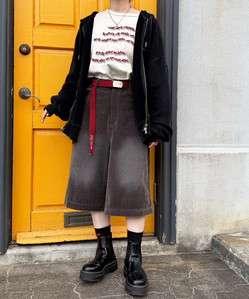 フロックツイルバミューダハーフパンツ 詳細画像 ブラウン 8