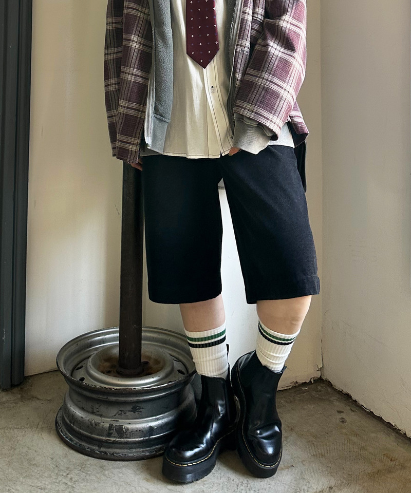 フロックツイルバミューダハーフパンツ 詳細画像 ネイビー 3