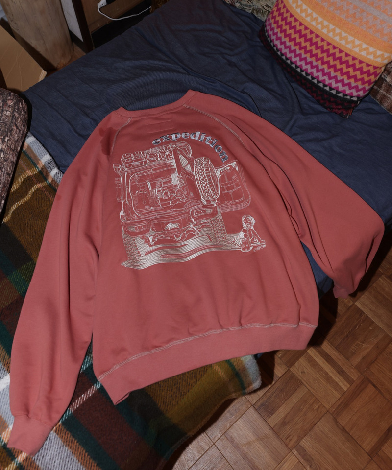 Jimny&times;DOUBLE NAME別注 BACK刺しゅうプルオーバー 詳細画像 ピンク 8