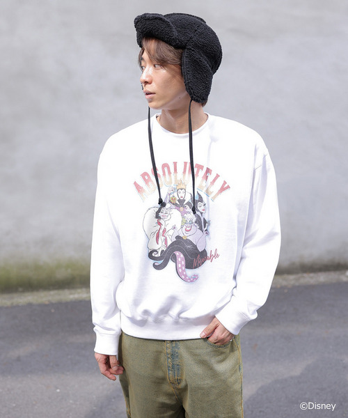 Disney villains USED風プルオーバー 詳細画像