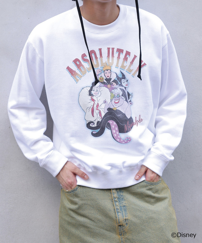 Disney villains USED風プルオーバー 詳細画像 オフホワイト 5