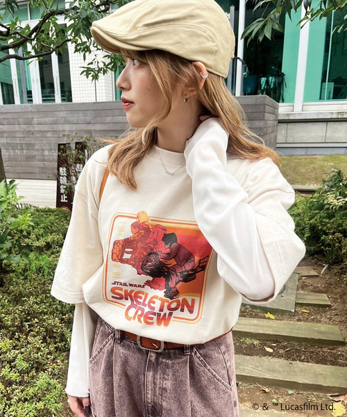 SKELETON CREW グラデーションロゴTEE 詳細画像