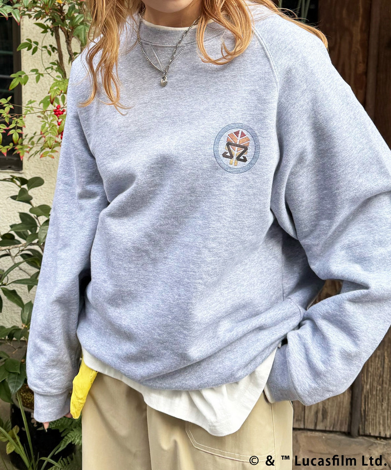 SKELETON CREW BACKモチーフロゴプルオーバー 詳細画像 グレー 4