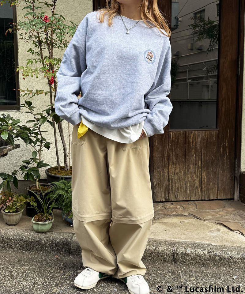 SKELETON CREW BACKモチーフロゴプルオーバー 詳細画像 グレー 5