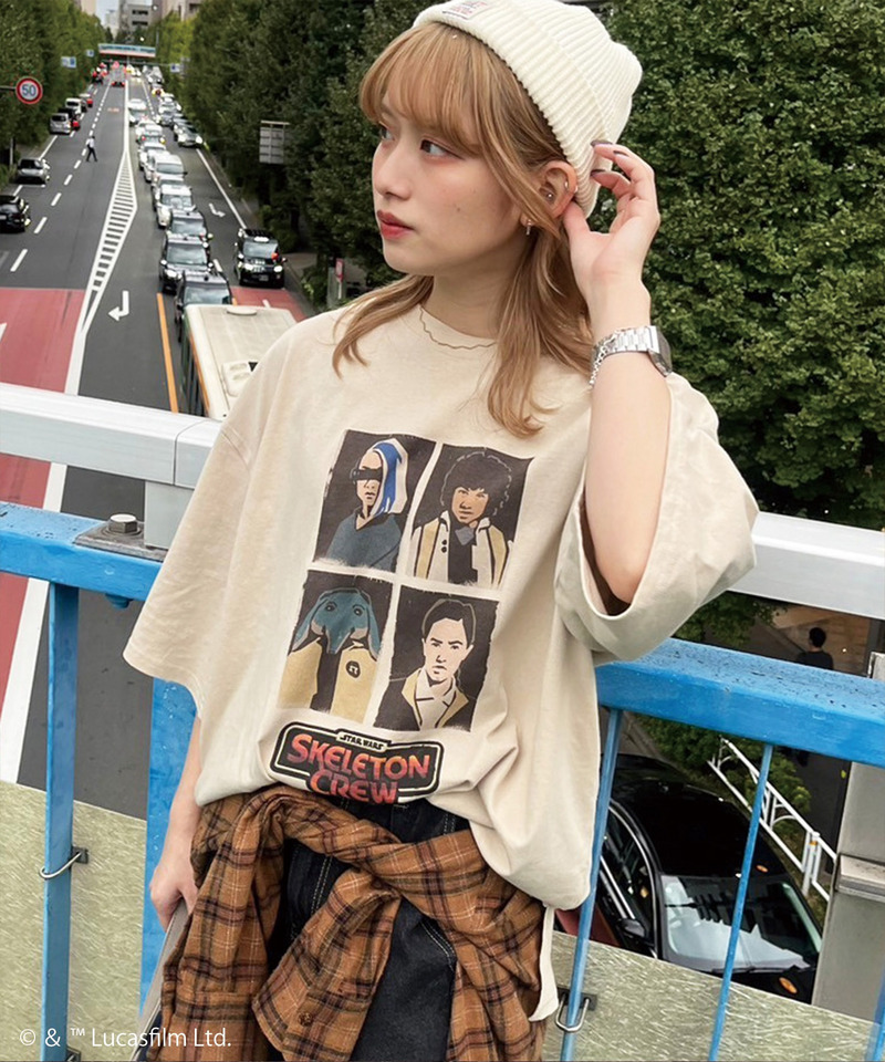 SKELETON CREW BIG TEE 詳細画像 ベージュ 7