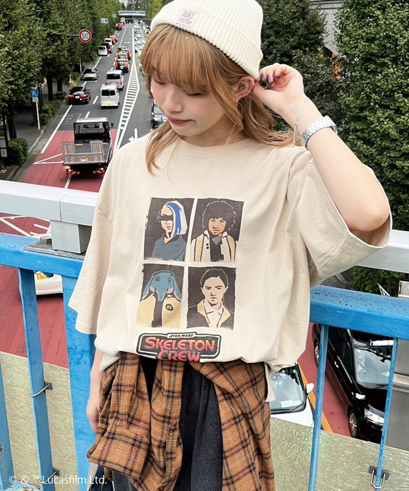 SKELETON CREW BIG TEE 詳細画像 ベージュ 8