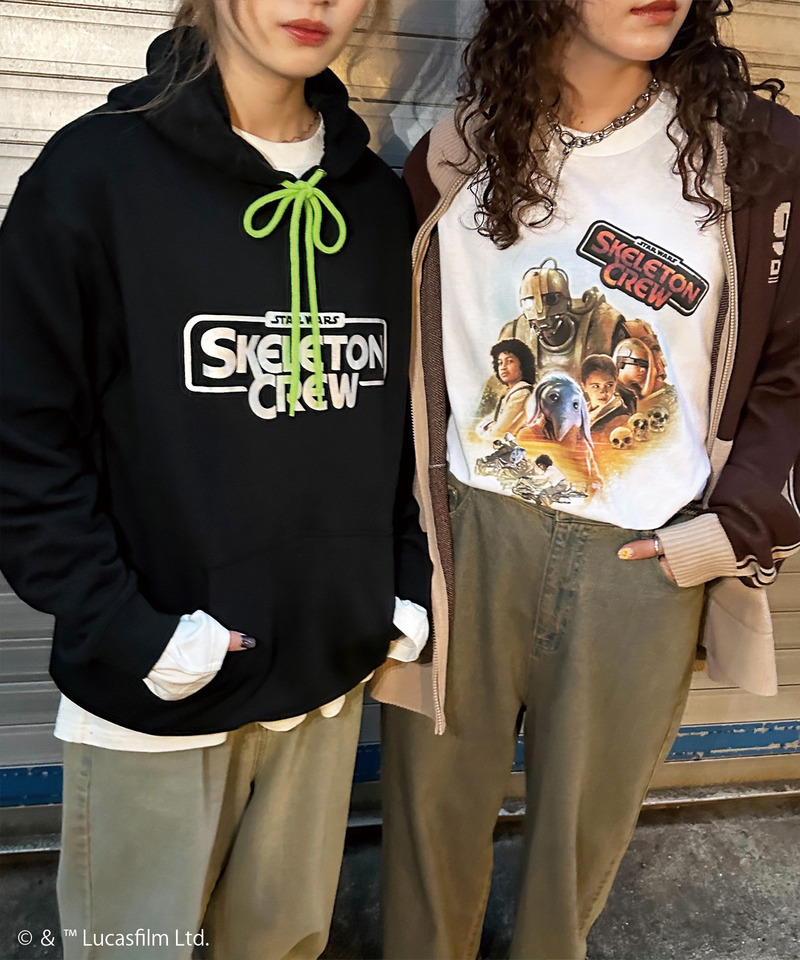 SKELETON CREW HOODIE 詳細画像 ブラック 2