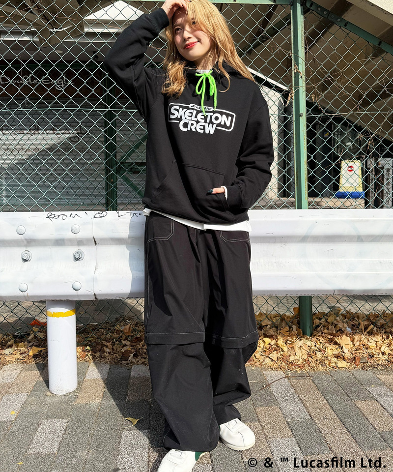 SKELETON CREW HOODIE 詳細画像 ブラック 4