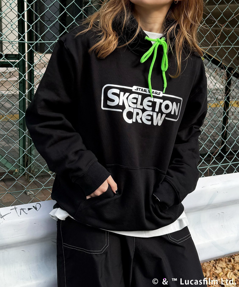 SKELETON CREW HOODIE 詳細画像 ブラック 6