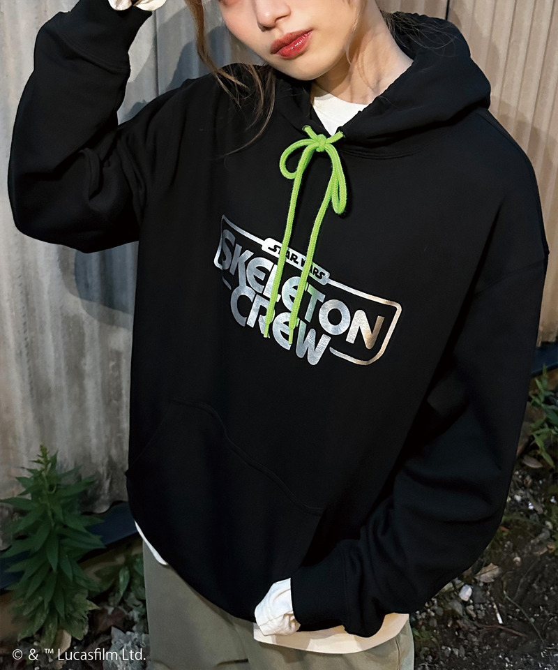 SKELETON CREW HOODIE 詳細画像 ブラック 7