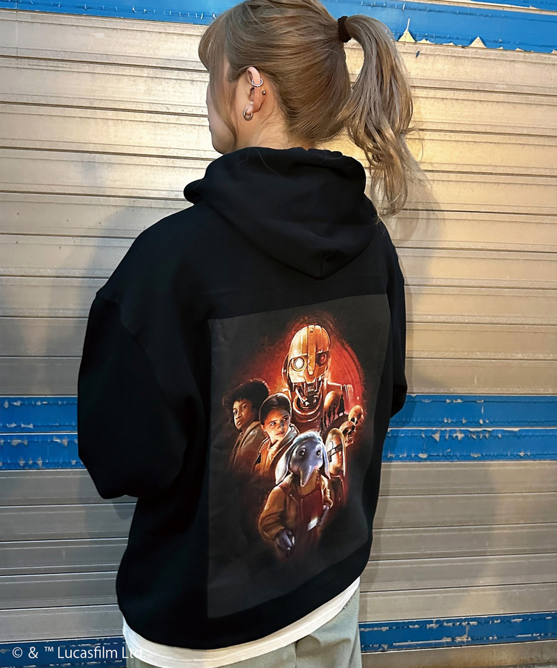 SKELETON CREW HOODIE 詳細画像 ブラック 8