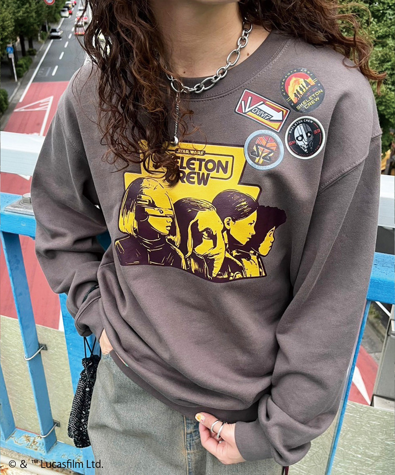 SKELETON CREW EMBLEM PULLOVER 詳細画像 ブラック系 2