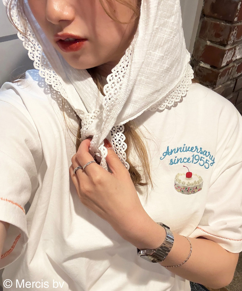 【miffy 70th】birthday cake BIG TEE 詳細画像 オフホワイト 1