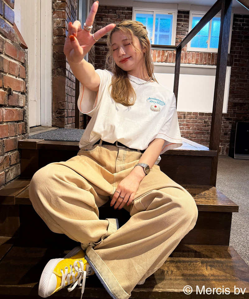 【miffy 70th】birthday cake BIG TEE 詳細画像 オフホワイト 4