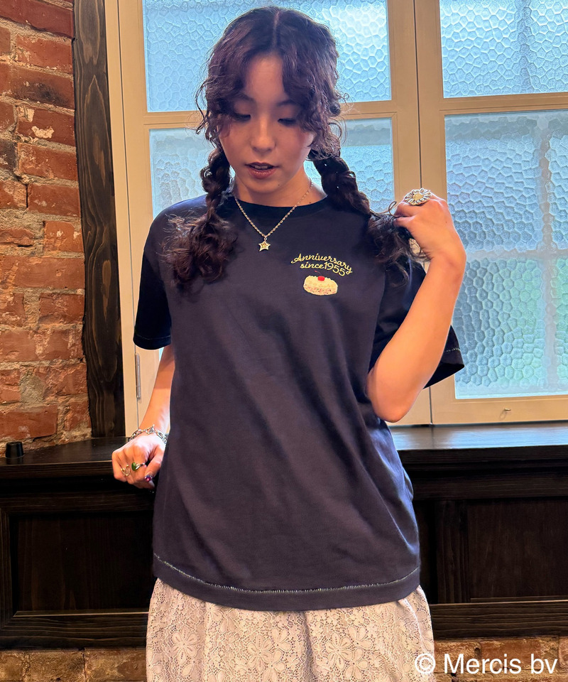 【miffy 70th】birthday cake BIG TEE 詳細画像 ネイビー 6