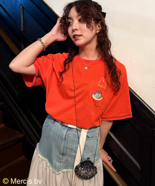 【miffy 70th】ショート丈ポケットTEE 詳細画像
