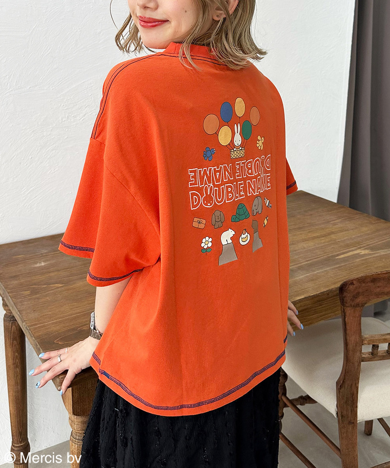 【miffy 70th】ショート丈ポケットTEE 詳細画像 オレンジ 10