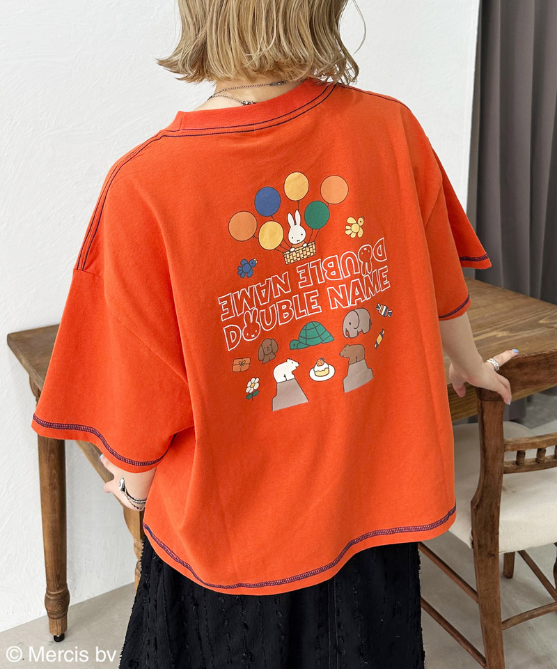 【miffy 70th】ショート丈ポケットTEE 詳細画像 オレンジ 13