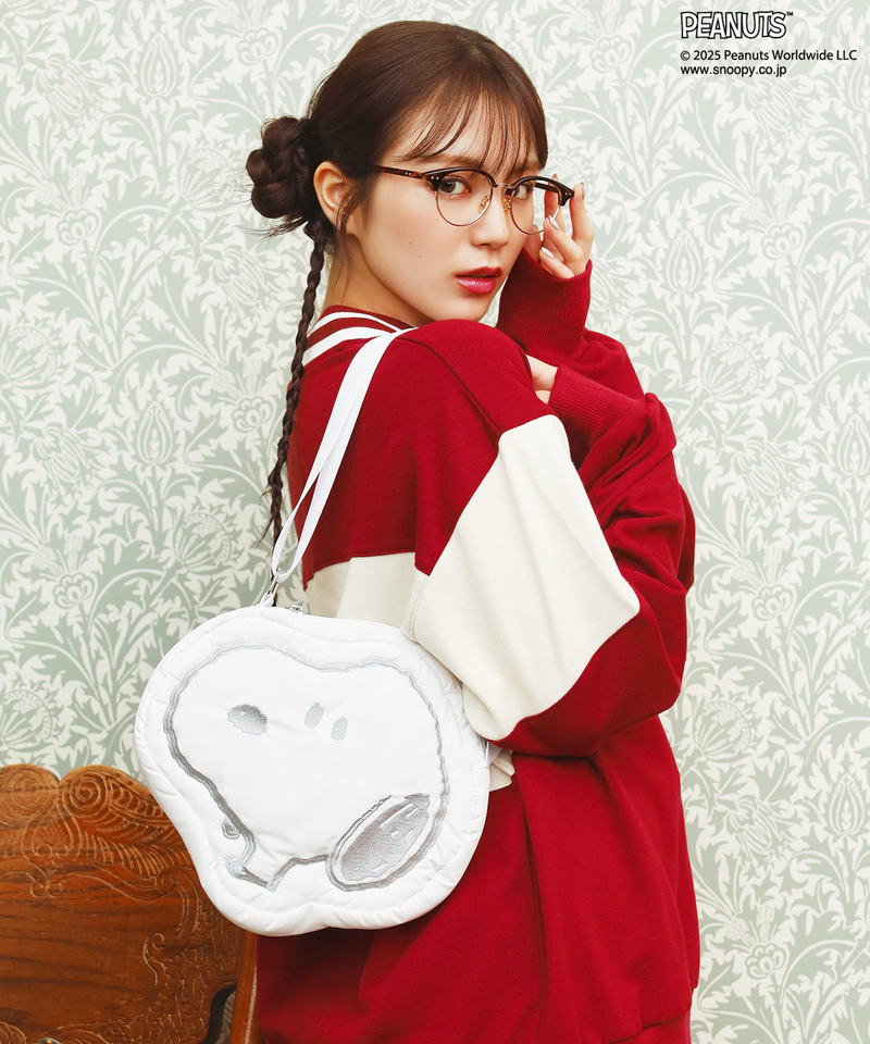 PEANUTSコラボ パッファーショルダーバッグ 詳細画像 オフホワイト 1