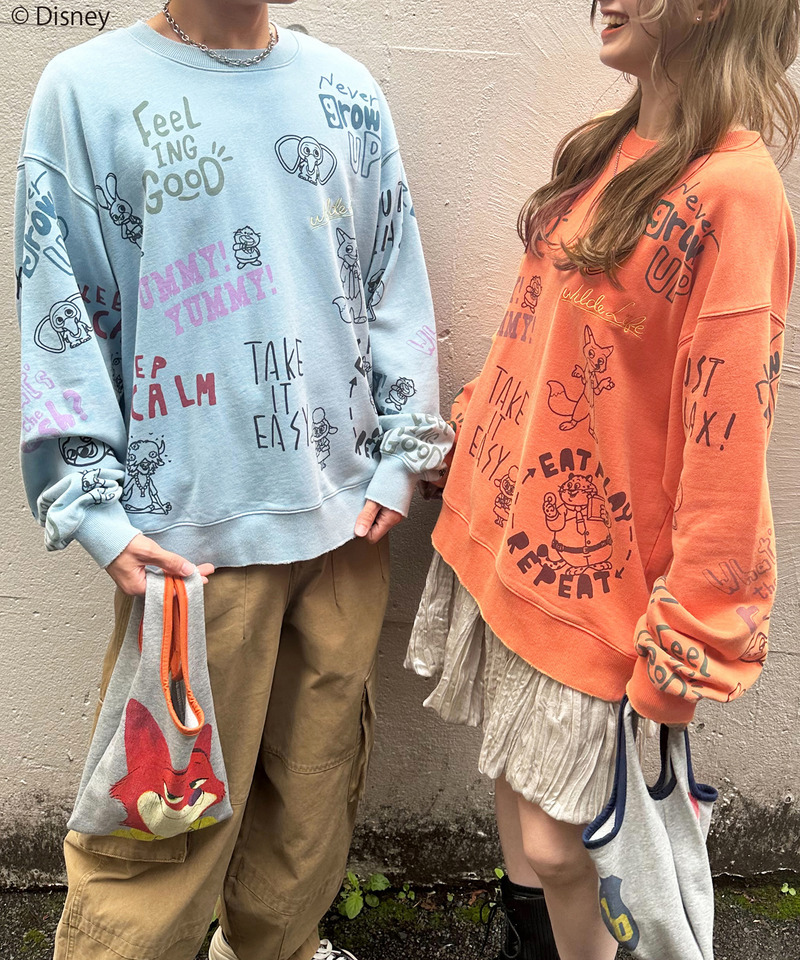  【Disney】ズートピアコラボ パイピングスウェットミニBAG 詳細画像 BLG 5