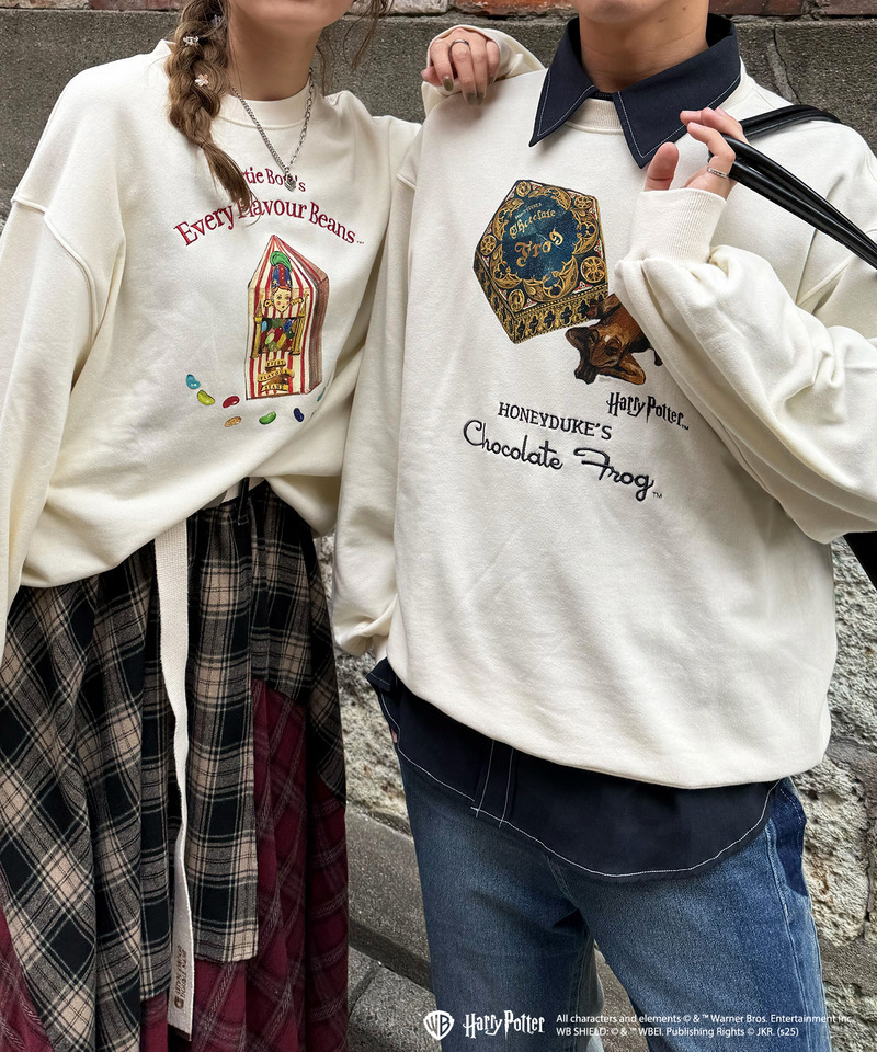 【Harry Potter】ハニーデュークス フロントモチーフプルオーバー 詳細画像 レッド 4